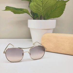 Chloe Rounded Aviator Sunglasses WITH Case